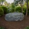 Decorative Outdoor Weather-Resistant Artistic Artificial Faux Stone Rock, Garden Patio Granite Grey Fiberglass Stone